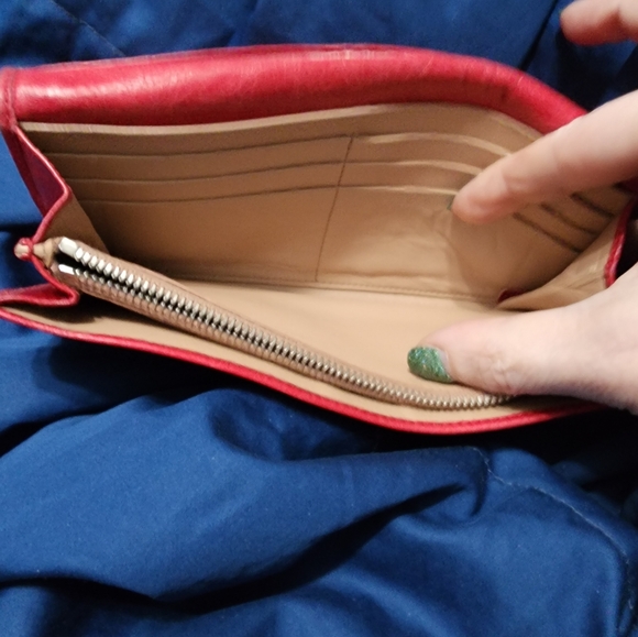 PRADA *RARE* NAPPA LEATHER STUDDED WALLET  GUC - Picture 5 of 8